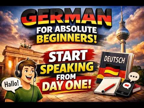 German for Absolute Beginners – Start Speaking from Day One