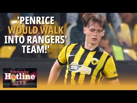 Penrice would walk into Rangers’ team and Aribo welcomed back with open arms! | Hotline Live
