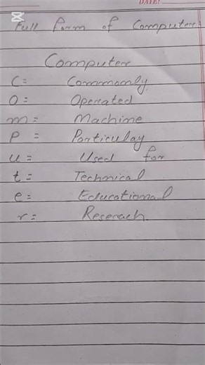 most basic Question ❓ full form of computer 💻tech trickes by Bilo#basicomputer#tips#window#keyboard