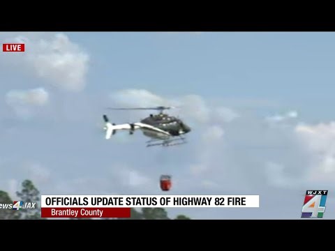 Firefighters struggling to get Brantley County fire under control amid difficult conditions