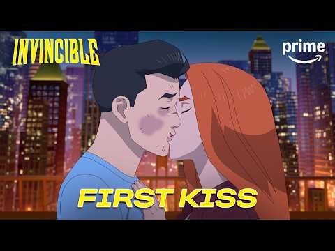 Mark & Eve's First Kiss | Invincible Season 3 | Clip | Prime Video