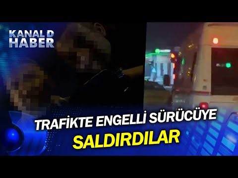 Takip Edip Acımasızca Darp Ettiler! Trafikte Engelli Sürücüye Saldırdılar