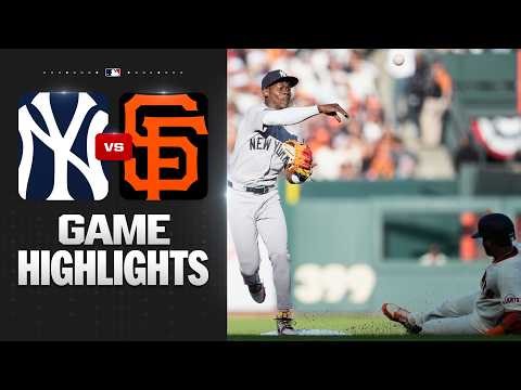 Yankees vs. Giants Game Highlights (3/25/26) | MLB Highlights