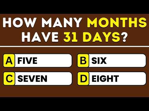 Can You Pass This General Knowledge Quiz? 🧠 Take This 50-Question Trivia Challenge! 📚