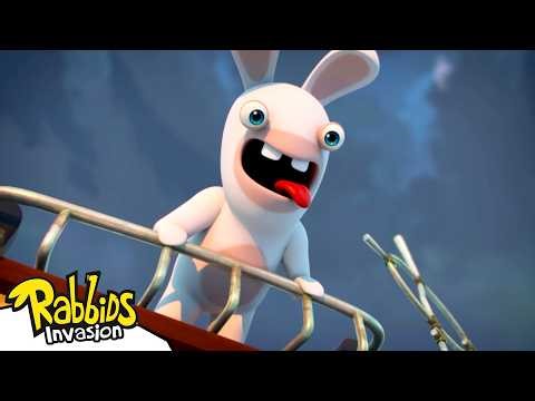 Rabbids Travel to the Edge of the World! 😨 🗺️ Rabbids Invasion 🐰 Full Episode | Cartoons for Kids
