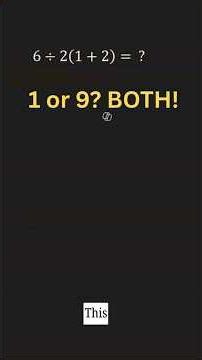 1 or 9? BOTH!