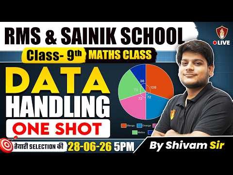 Maths: Data Handling One Shot Marathon For RMS & Sainik School Class 9 Complete Chapter by ShivamSir
