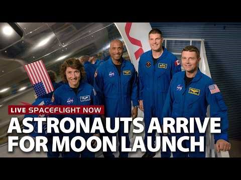 Watch Live: Artemis 2 astronauts arrive in Florida ahead of Moon-bound launch