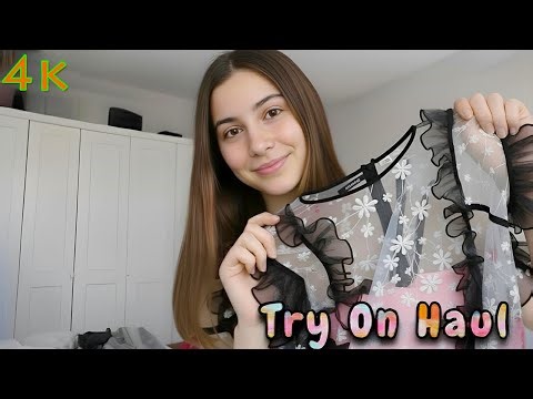 4K Micro Bikini,Lingerie & Transparent Try On Haul | Summer Mesh, Sheer Dresses & Chic Outfits