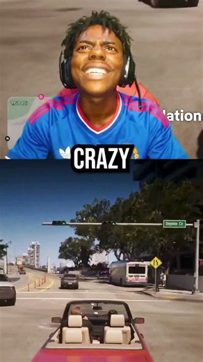 IShowSpeed Genuinely Shocked Spotting This Real Miami Road 😭✨