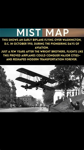 🛩️ First Skies Over the Capital! | Biplane Flying Over Washington, D.C.✨