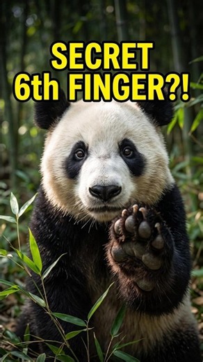 Is This Why Pandas Are So Clumsy? 🐼🧐 #panda #facts #shorts