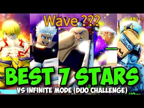 Best 7 Stars vs Infinite Mode in OG ASTD! Ft. New Netero 7 Star!