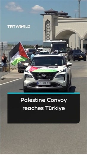 Palestine Convoy from Bosnia-Herzegovina enters Türkiye