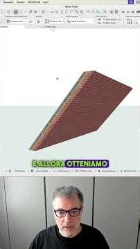Muro a scarpa con strati in Archicad #archicad29 #tutorial