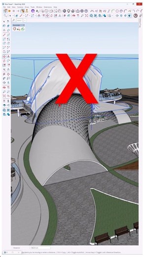 How to Create an Organic Lattice Structure in SketchUp