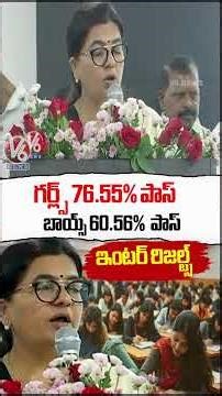 CS Announces Intermediate Results 2026 Girls 76.55%, Boys 60.56% Pass Rate | V6 News