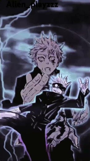 reversal red.. lapse blue…. = hollow purple… #gojosatoru #edit #alien_playz