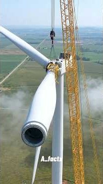 How Dangerous Is Installing Wind Turbine Blades? 🤯 #shorts