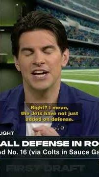 Should the Jets Draft 2 Defensive Players? | First Draft