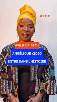 Angélique Kidjo, première étoile africaine au Walk of Fame