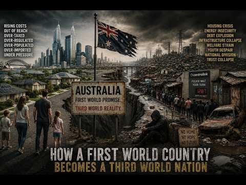 Australia’s Slide Toward Third-World Conditions — Behavioural-Political Analysis #Australia