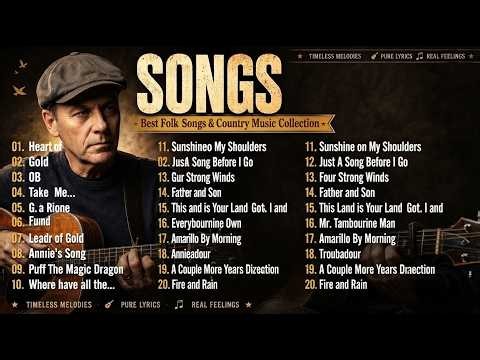 Timeless Folk & Country Classics – Best Legendary Songs Ever