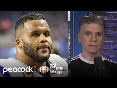 Things ‘moving toward’ Aaron Donald returning to Los Angeles Rams | Pro Football Talk | NFL on NBC