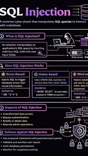 What is sql injection?
