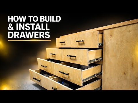 DIY Drawer Build That Actually Lasts - Pocket Holes & Full Extension Slides