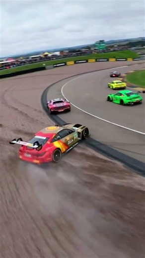 Insane FPV Drone Tracking DTM GT3 Cars!