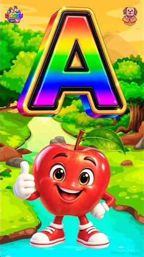 A for Apple 🍎 | अ से अनार | ABCD Phonics Song | A to Z Alphabet Song | Nursery Rhymes for Kids #kids