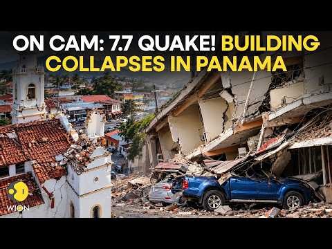 Panama Earthquake: On Cam, Building Collapses After Powerful 7.7 Quake | WION Originals