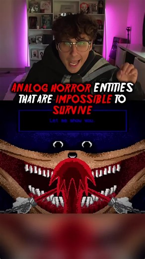 Analog Horror Entities That Are Impossible To Survive 👀😱 #fyp #foryou #analoghorror #horror #horrortok