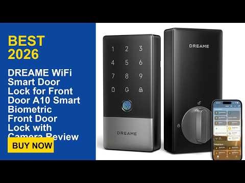 DREAME WiFi Smart Door Lock for Front Door A10 Smart Biometric Front Door Lock with Camera Review