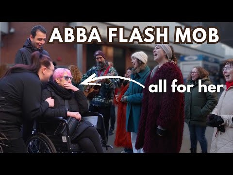 Incredible Flash Mob Surprise for Terminal Cancer Patient 🎗️✨