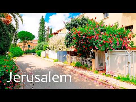 🔴 Jerusalem Like You’ve Never Seen Before! 🌸 Blooming Residential Neighborhoods 🌸