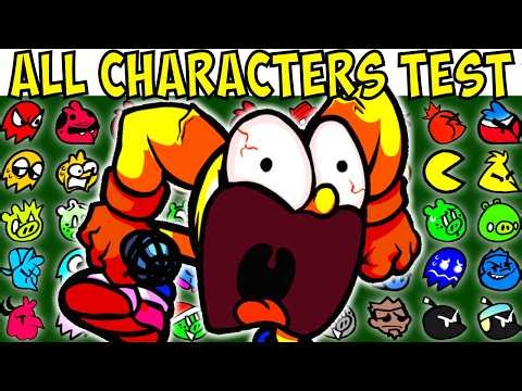ALL CHARACTERS TEST | FNF Character Test | Gameplay VS Playground