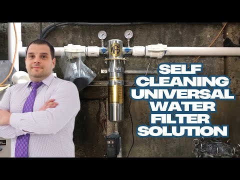 Self Cleaning Whole House Water Filter 1 Micron + Magnetic Anti Scale Water Conditioner