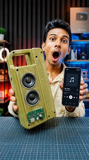 Bluetooth Speaker Making Old Emergency Light | Emergency Light Speaker | Bluetooth Speaker | #shorts