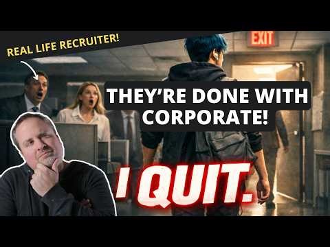 Young People Are SICK Of Corporate America And QUITTING