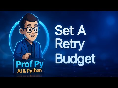 Python Retry Budget for Speed: Capped Backoff, no hammering