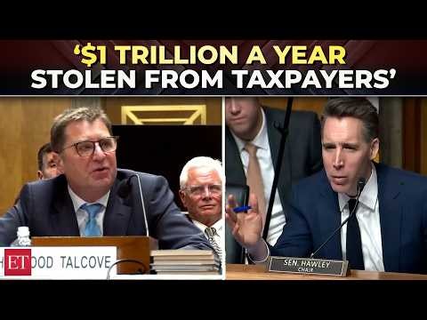 '$115 million an hour…': Sen Hawley 'exposes' dark money funding web at explosive Senate hearing