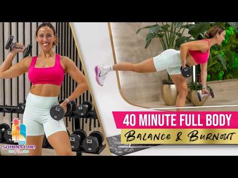 Full Body Balance and Burnout Challenge Workout!