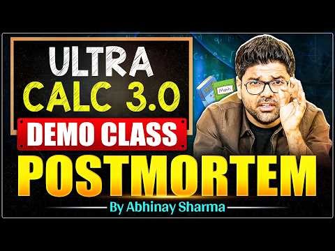 Ultra Calc 3.0 | Demo Class Postmortem of Bad Solutions | Ultra Calc Maths Tricks by Abhinay Sharma