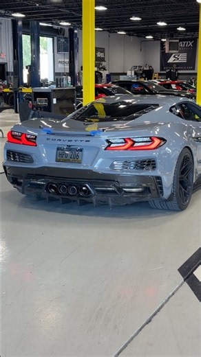 That TWIN TURBO setup on my C8 Corvette Z06 sounding 🔥