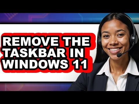 How to Remove the Taskbar in Windows 11 (only Way)