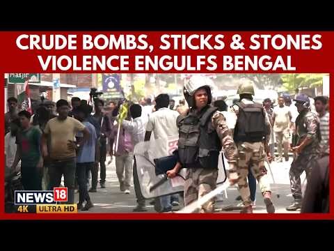 Bengal Elections | TMC and Humayun Kabir's Party Clash, Crude Bombs Hurled In Murshidabad | 4K