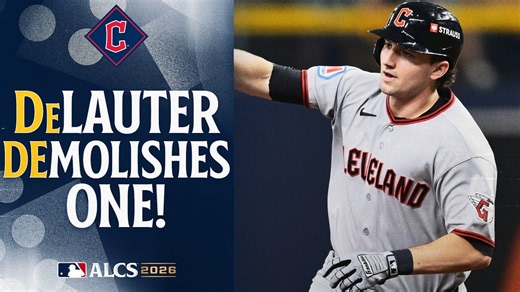 Chase DeLauter's FIRST Postseason home run! ☄️ | MLB Highlights (ALCS Game 1)