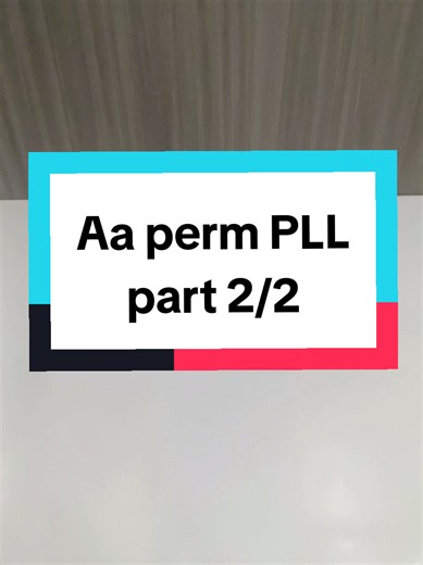 Aa perm PLL #pll #tutorial #cubing #cuber #cube